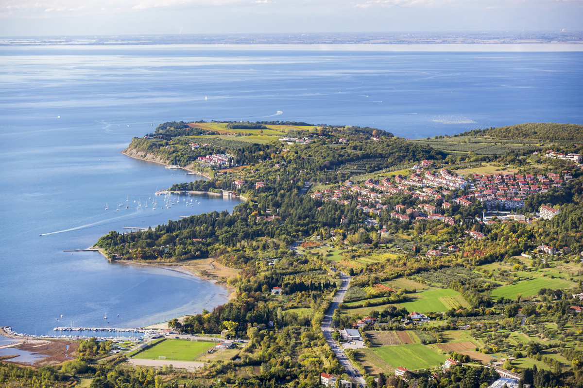 Ankaran panorama iz zraka