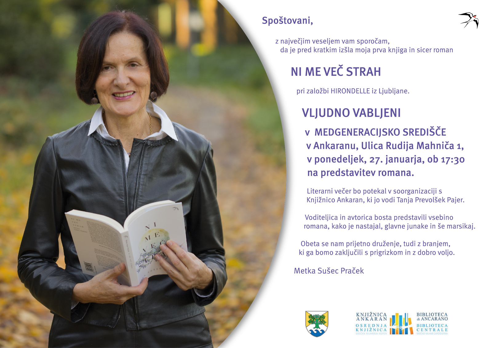 Metka Sušec Praček vabilo