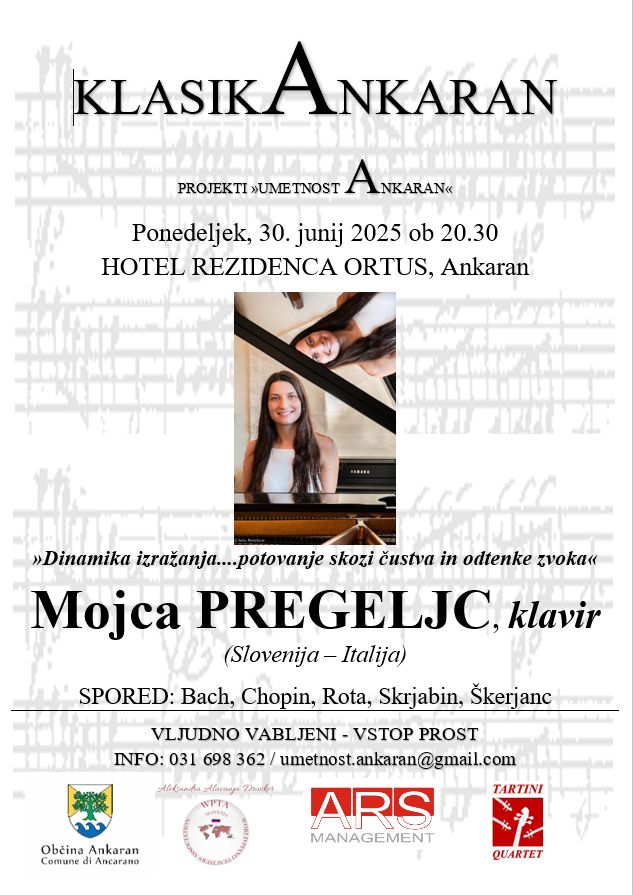 Mojca Pregeljc plakat