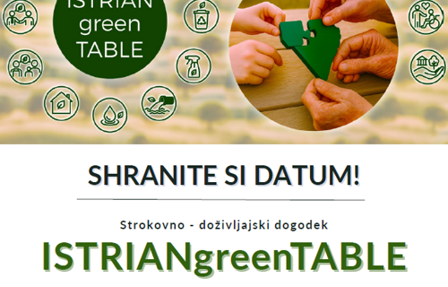 Istrian Green Table - Save the date