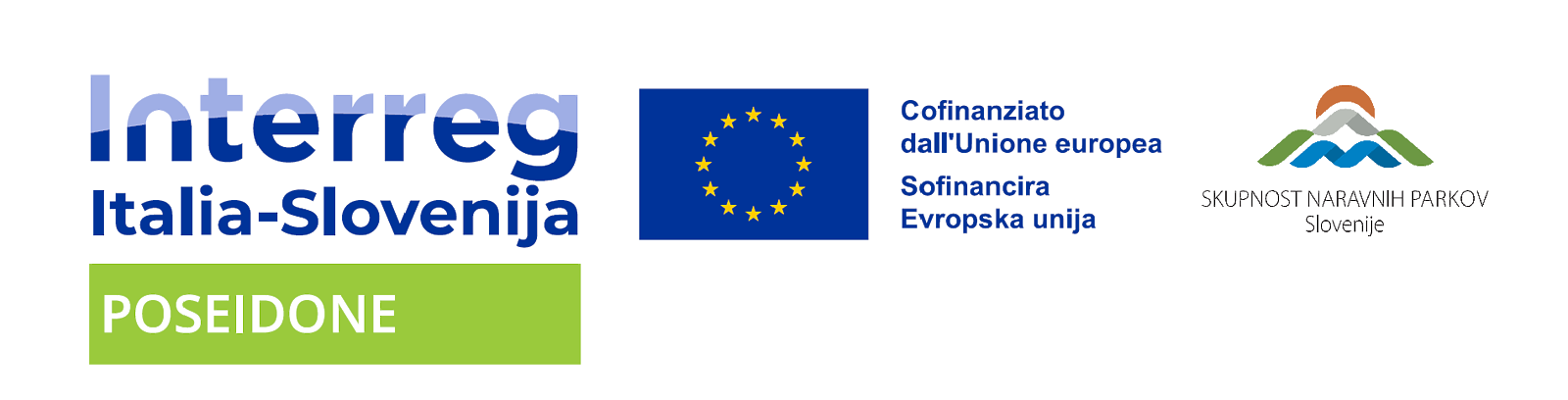 Logotip Poseidone Skupnost naravnih parkov