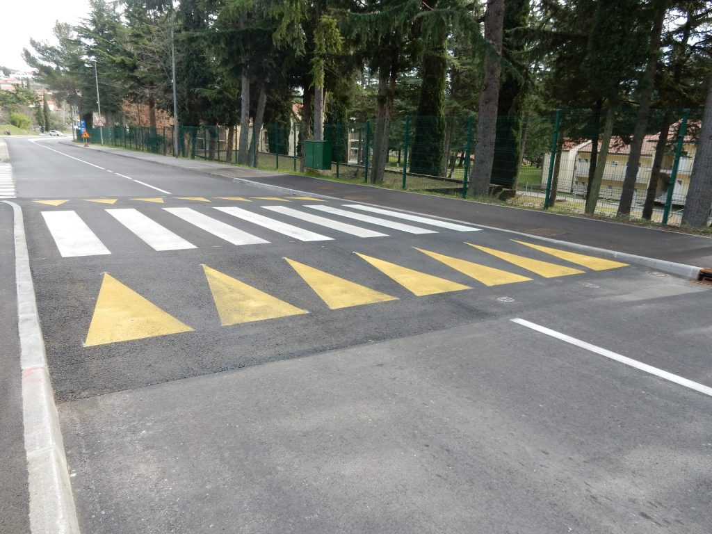 Prehod za pešče Jadranska cesta