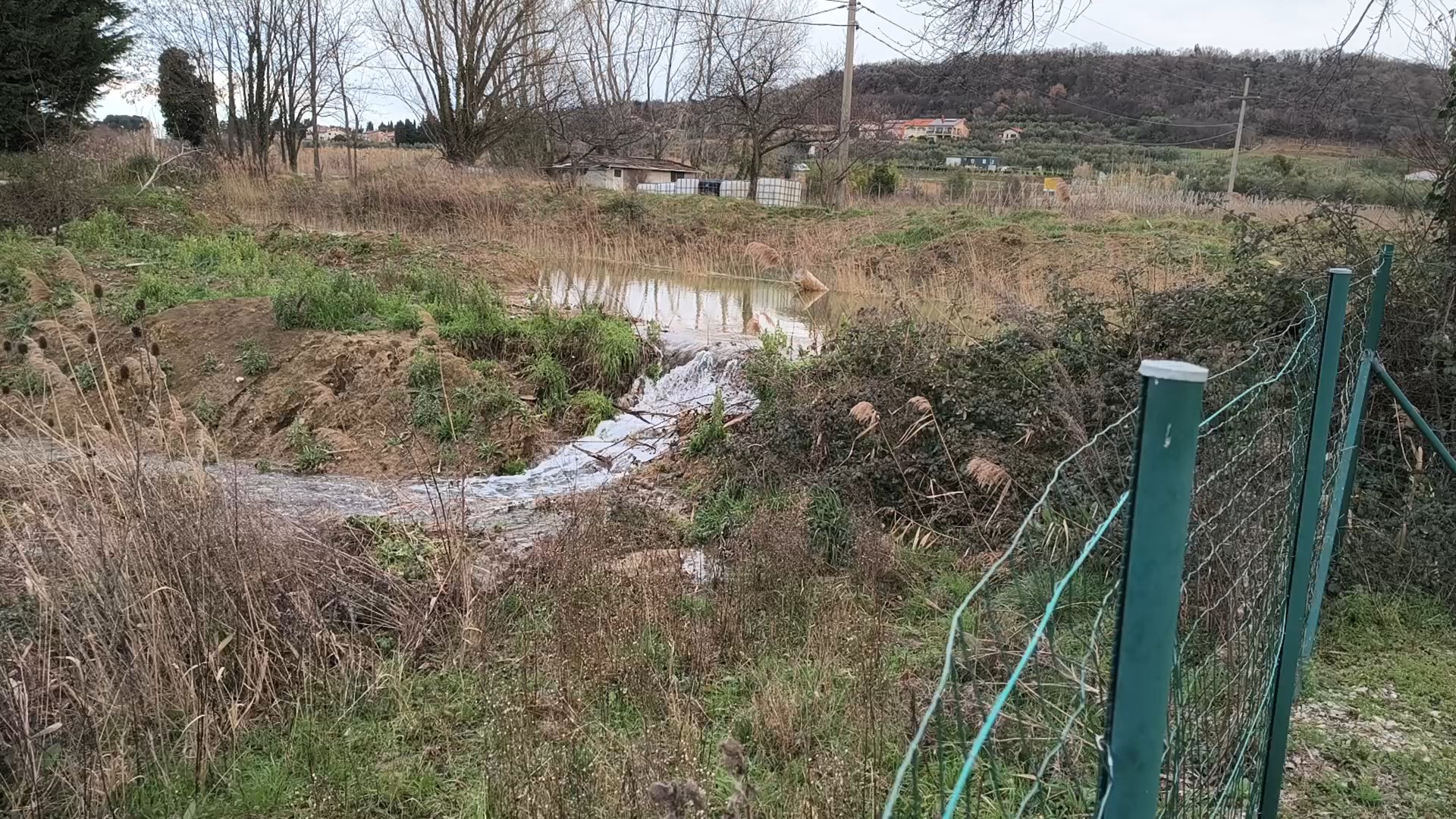 Poplavljanje ankaranskega obrobnega kanala