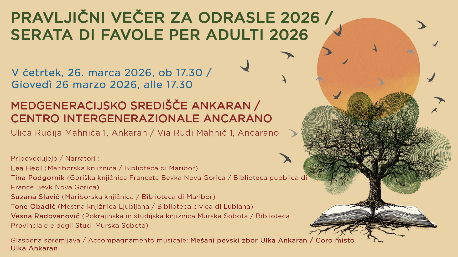 Serata di fiabe per adulti