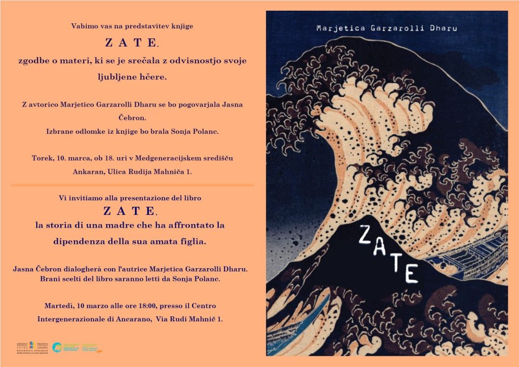 Srečanje z avtorico knjige Zate Marjetico Garzarolli Dharu