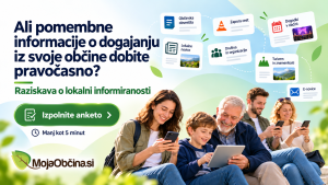 Ali pomembne informacije o dogajanju v naši občini dobite pravočasno?